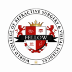 world college of refractive surgery & visual sciences badge