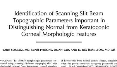 Scanning Slit Beam Parameters Ajo 2007