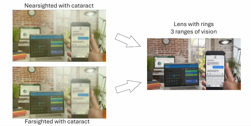 graphic depicting nearsightedness