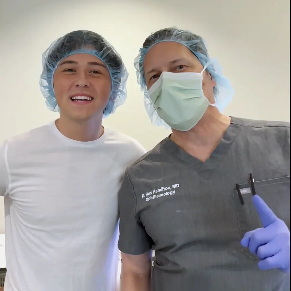 garren with dr hamilton